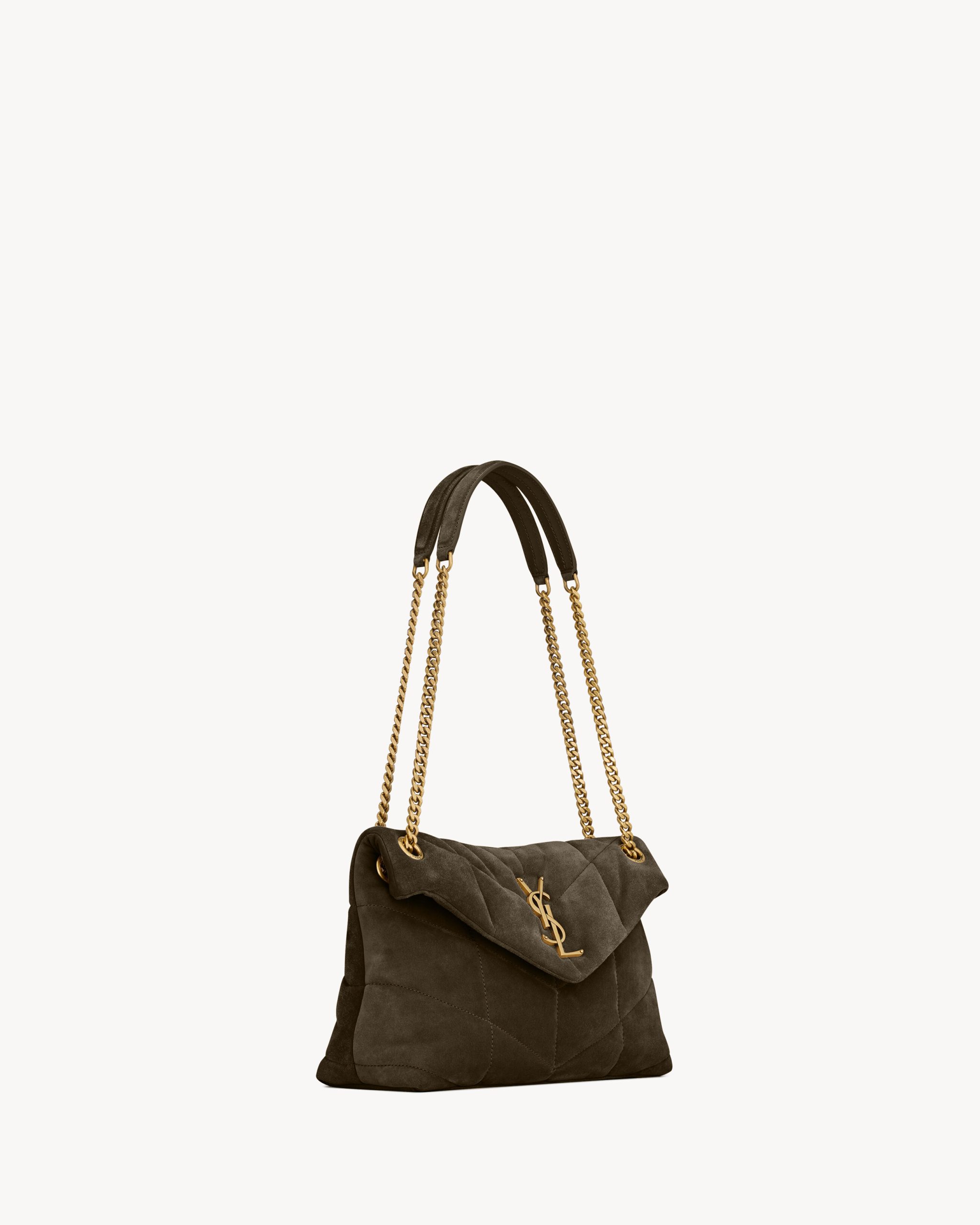 YSL PUFFER small in suede - Image 2